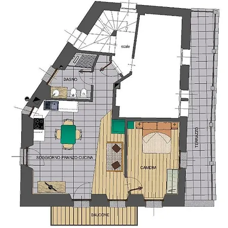 Apartman Casa Zebrusius - Bepi&piera's *